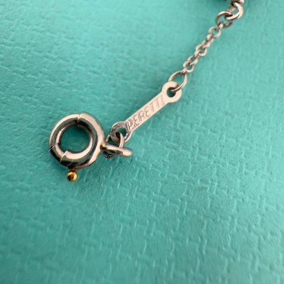 RARE Tiffany & Co. Vintage Tahitian Pearl & Diamond by the Yard Bracelet in Plat - Picture 7 of 8